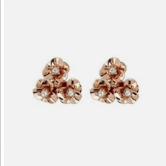 ☘️NWT! Kate Spade New York “Shine On” Rose Gold Earrings - Picture 3 of 4
